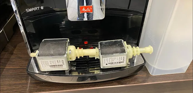 Замена помпы в Miele CVA 6400